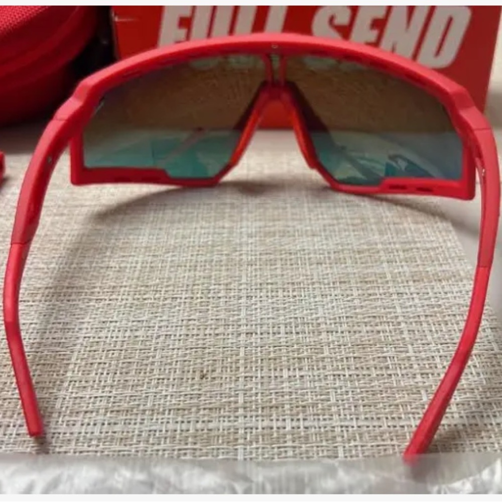 Full Send by Nelk Boys Men's Red Pit Viper Sun Glasses. New in box! - Picture 8 of 8
